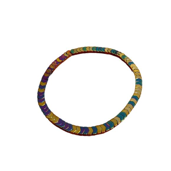 Andrew Christian Rainbow Hematite Bracelet - Picture 1 of 3